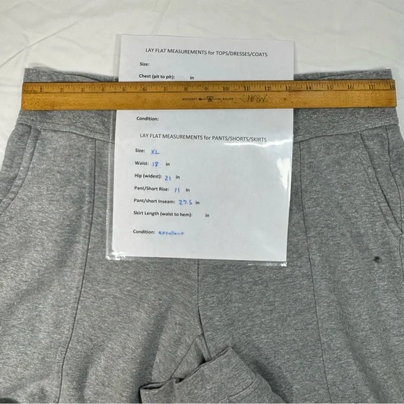 PrAna Womens XL Sustainable Quality Gray Joggers, Athleisure, Loungewear, Sweats - Picture 8 of 11